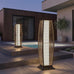 Solar Yard Outdoor Floor Lamp Solar Lantern Waterproof Wicker Boho Deck Lights for Garden Porch Decor, Large Cindy