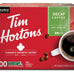 Tim Hortons Decaf, Medium Roast Coffee, Single-Serve K-Cup Pods Compatible with Keurig Brewers, 100ct K-Cups