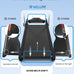 WELLFIT Walking Pad Treadmills with Handle, 10% Incline Treadmill for Home