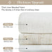 NICETOWN Thick Linen Curtains 96 Inches Long for Living Room 2 Panels Set, Back Tab/Rod Pocket with Pleat Tape Privacy Added Window Treatments for Farmhouse/Bedroom, Vanilla, W55 x L96