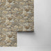 NextWall Faux Stone Wall Rustic Prepasted Wallpaper (Toffee & Ivory)