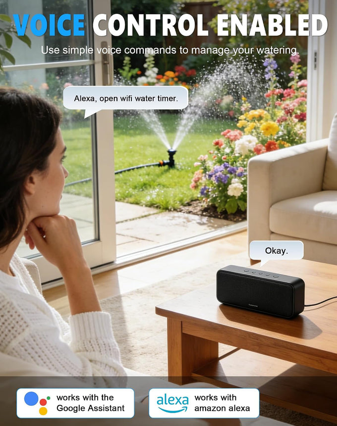 WiFi Sprinkler Timer, Smart Bluetooth Hose Timers