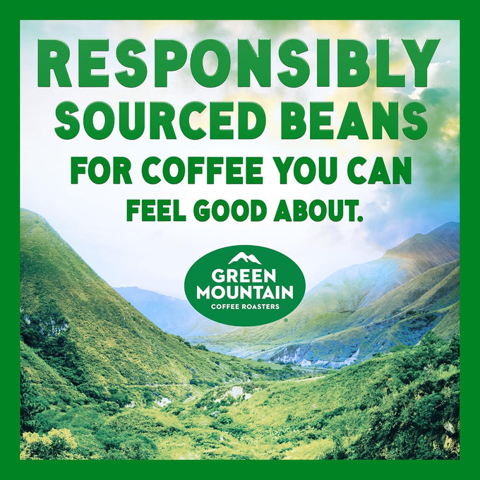 Green Mountain Coffee Roasters Half Caff Keurig Single-Serve K-Cup pods, Medium Roast Coffee, 72 Count