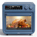 SMIRLY Digital Air Fryer Toaster Oven Combo, 25L Stainless Steel, Blue