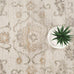 Abani Evelyn Collection Beige Area Rug - 4' x 6' - Floral Pattern, Non-Shedding - Easy to Clean, Durable for Living Rooms, Bedrooms & Offices, Pet & Kid Friendly