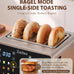 4 Slice Smart Toaster with Dual Independent Controls for Family Breakfast