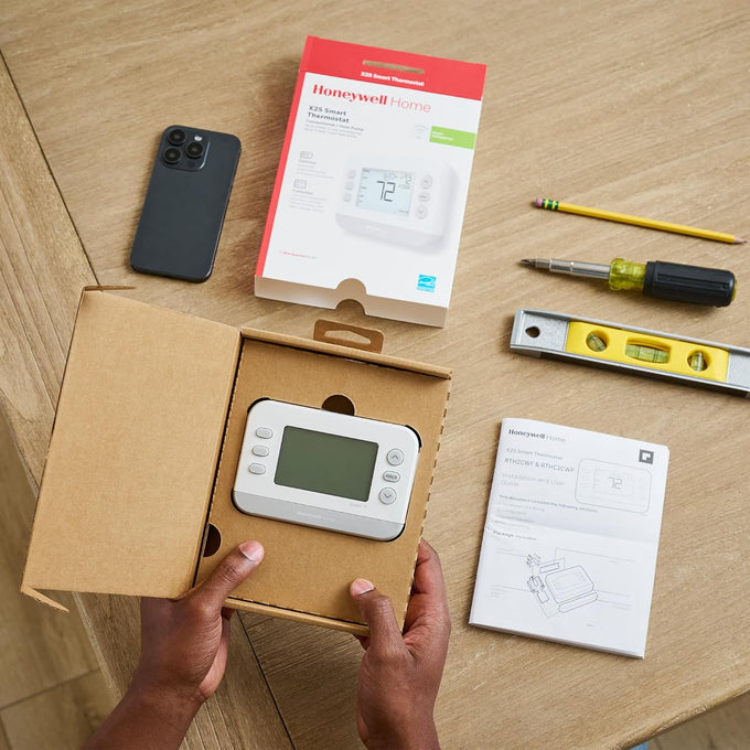 Honeywell Home X2S Smart Wi-Fi Thermostat, Gray
