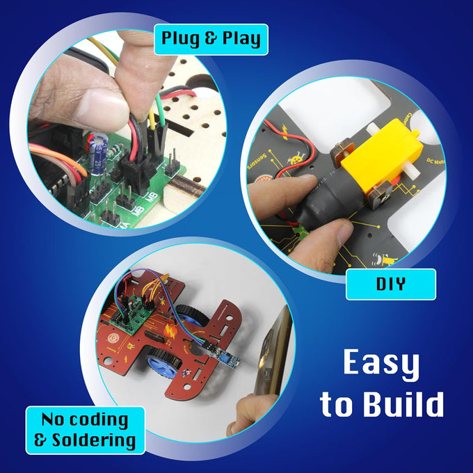 Butterfly EduFields 10in1 STEM Electronics Robotics Kit for Kids Ages 8-12