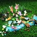 115Pcs Fairy House Kit Mini Fairy Garden Accessories Outdoor Supplies Decor
