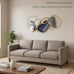 Axioglo 40" Large Wall Decor,3D Abstract Metal Wall Art for Living Room