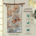 Sea of Trees Japan Smoked Bamboo Tapestry Holder – Rug Wall Hanger, Tapestry Wall Hanger, Obi Textile Hanger | Zen Pagoda Design | Fits 19”, 23”, 30”, 36” | Handmade Japanese Ikat & Kimono Display (fits 36 inch)