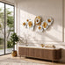 Tevqemi Large 3D Metal Wall Decor, Nature-Inspired Design
