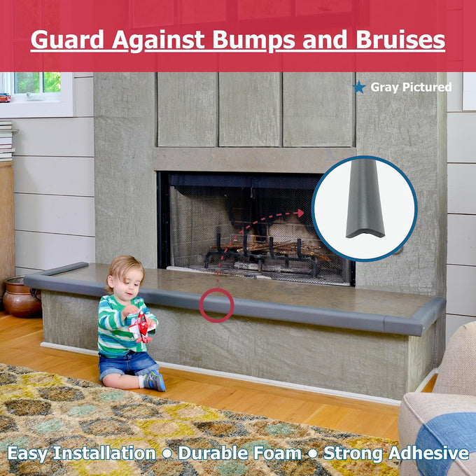 Cardinal Gates KEPK Large Fireplace Hearth Pad Kit, Taupe