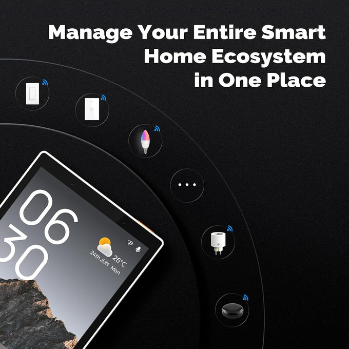 MOES Smart Home Control Panel with Alexa Built-in, Zigbee Hub