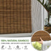 LazBlinds Cordless Bamboo Roman Shades, 34.5x48, Highfield Teak