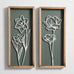 Tide and Tales 3d Framed Wall Art, Set of 4, Floral Boho Wall Decor
