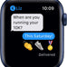 Apple Watch Series 6 (GPS, 44mm) - Blue Aluminum Case with Deep Navy Sport Band (Renewed)