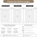 DriftAway 100% Blackout Farmhouse Linen Chenille Stripe Drapes Camel Beige