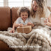 Bedsure Fluffy Bubble Faux Fur Throw XL Blanket, 50"x70", Tie-dye Taupe
