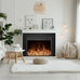 Fireplace Insert Trim Kit for 32.99" W x 24.92" H?Black?B0BBR1HTLN, Only Suitable for Rodalflame Size-Matched Fireplaces