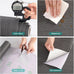 Black Grasscloth Self-Adhesive Wallpaper 23.6"x787"