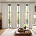 MIULEE Pinch Pleated 100% Blackout Curtains 40"x90" Long Birch 4 Panels Set