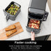 Ninja Air Fryer DoubleStack XL, 10 Qt, 6-in-1, Deep Grey, SL401