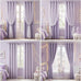 MYSKY HOME Lavender Curtains for Girls,Lilac Purple 52x90,2 Panels