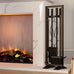 Fire Beauty 5-Piece Wrought Iron Indoor Fireplace Tools Set for Wood Stove