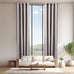 Best Home Fashion 18 FT Grommet Curtain, 1 Panel, 52 x 216, Mocha