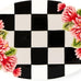 MACKENZIE-CHILDS Set of 2 Ceramic Trinket Dishes, Decorative Bowls and Jewelry Holders, Pink-and-White Rosy Heart