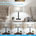 Touch Lamps for Nightstand Set of 2, Lamp for Bedroom Living Room with USB