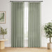 Guken Pinch Pleated Linen Curtains 98 Inches Long 2 Panels Set for Living Room Bedroom Natural Cream Farmhouse Modern Light Filtering Semi Sheer Pleat Drapes Back Tab Window Privacy Beige Ivory 40x98