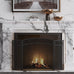 Fire Beauty 3 Panel Wrought Iron Fireplace Screen, Black Spark Guard