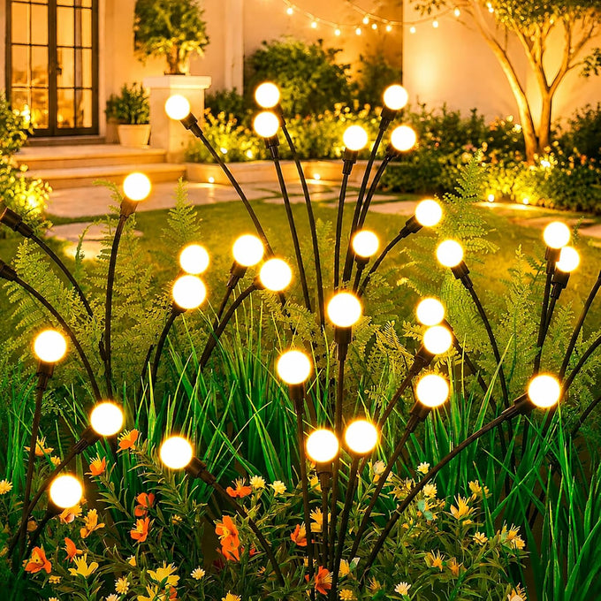 ASMAD Solar Lights Outdoor(12Pack-64 LEDs),Solar Garden Lights,Fairy Lights