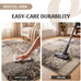 Superior Bristol Collection Area Rug, 8mm Pile Height with Jute Backing, Chic Geometric Damask Patchwork Design, Fashionable and Affordable Woven Rugs - 2'7" x 8' Runner, Beige & Brown