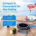Barsys Smart Coaster 2.0 (Black) – Portable Cocktail Maker & Drink Mixer