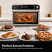 Typhur Sync Air Fryer Oven with Wireless Meat Thermometer Probe, AI Recipes