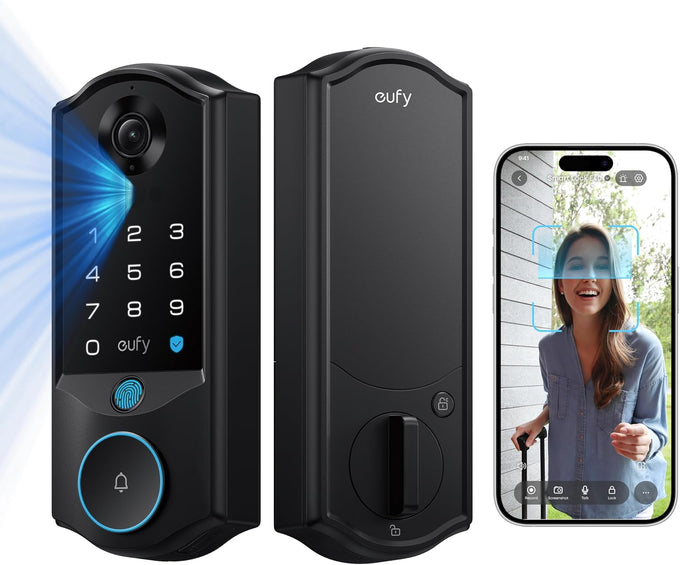 eufy Security Video Smart Lock S330, Keyless Entry Door Lock,Chime Included