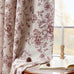 jinchan Floral Linen Blackout Curtains for Bedroom 90 Inches Long