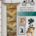 Smoked Bamboo Tapestry Holder – Rug Wall Hanger, Tapestry Wall Hanger, Obi Textile Hanger | Zen Pagoda Design | Fits 19”, 23”, 30”, 36” | Handmade Japanese Ikat & Kimono Display (fits 19 inch)