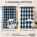Blackout Curtains for Bedroom, Buffalo Plaid Curtains for Living Room