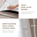 Madison Park Blackout Curtains, 2-Layer Noise Blocking, 2-PK 52x108 Linen