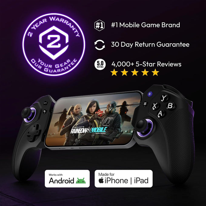 ELO Vagabond Mobile Gaming Controller, Made for iPhone, USB-C, Android