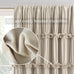 Homechoice Decor Camel Blackout Window Curtains, 52" W x 96" L x 2 Panels