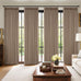 MIULEE Pinch Pleated 100% Blackout Curtains 40"x90" Long Birch 4 Panels Set