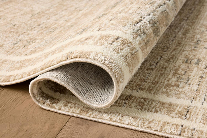 Loloi Jeremiah Brent Bleecker Khaki/Natural 4'-0" x 6'-0" Accent Rug