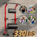 SogesPower Power Tower Dip Station Pull Up Bar Station for Home Gym