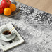 3x12 Grey Rug Runners for Hallways Kitchen Runner Rug Non Slip Washable Black Long Runner Rugs with Rubber Backing Soft Abstract Carpet Runner for Bedroom, Kitchen, Bathroom, Entryway