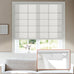 No Tools No Drill Blackout Roman Shades, White, 35" W × 39" H